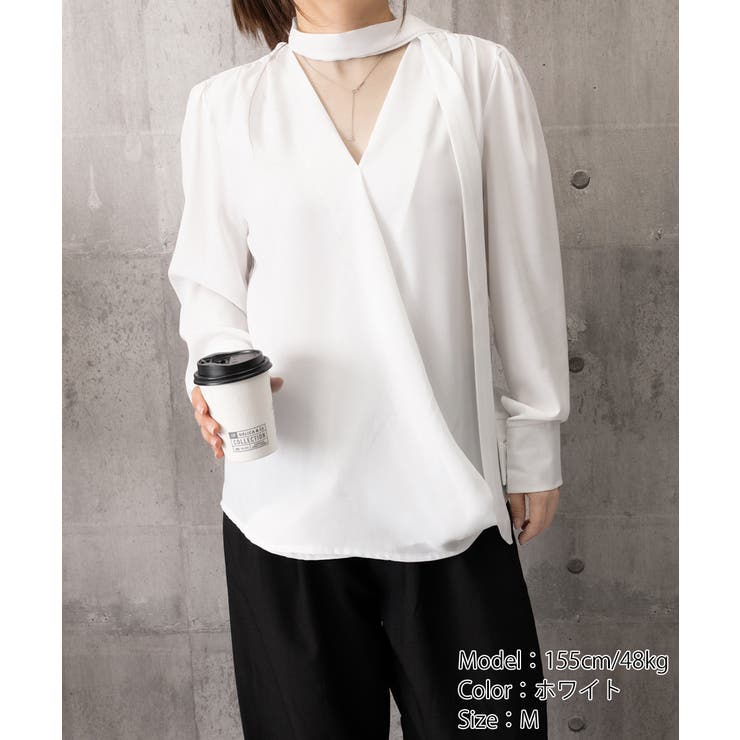シャツブラウスレディース ボウタイトップス きれいめ大人可愛い | SUNSHINE CLOSET | 詳細画像18 