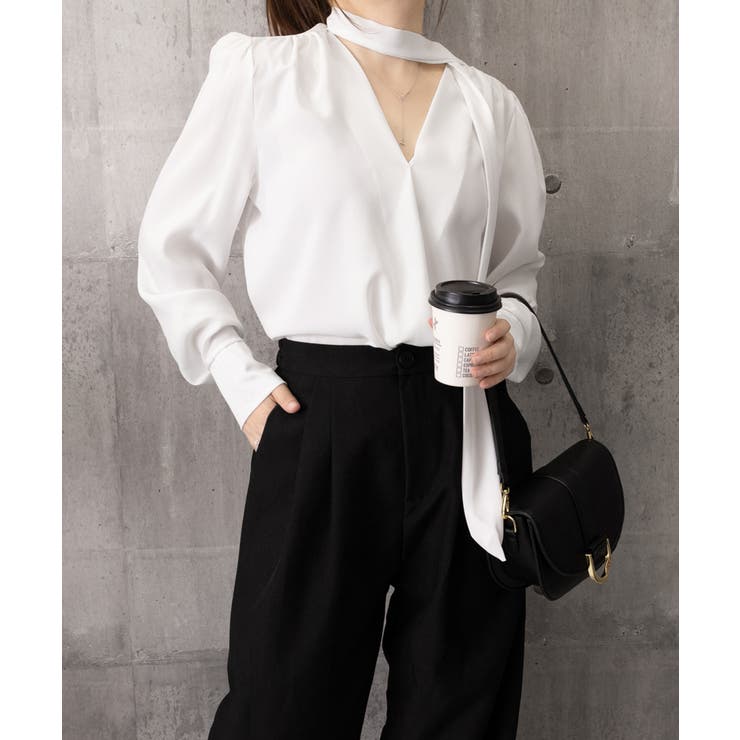シャツブラウスレディース ボウタイトップス きれいめ大人可愛い | SUNSHINE CLOSET | 詳細画像19 