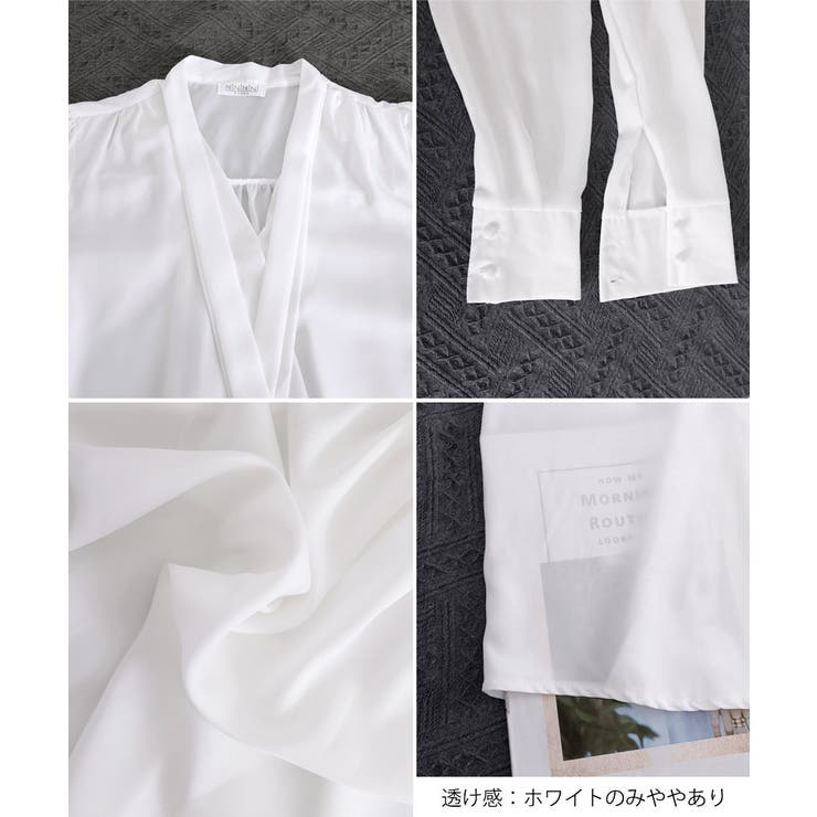 シャツブラウスレディース ボウタイトップス きれいめ大人可愛い | SUNSHINE CLOSET | 詳細画像25 
