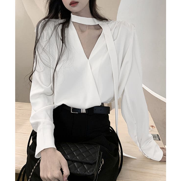 シャツブラウスレディース ボウタイトップス きれいめ大人可愛い | SUNSHINE CLOSET | 詳細画像9 