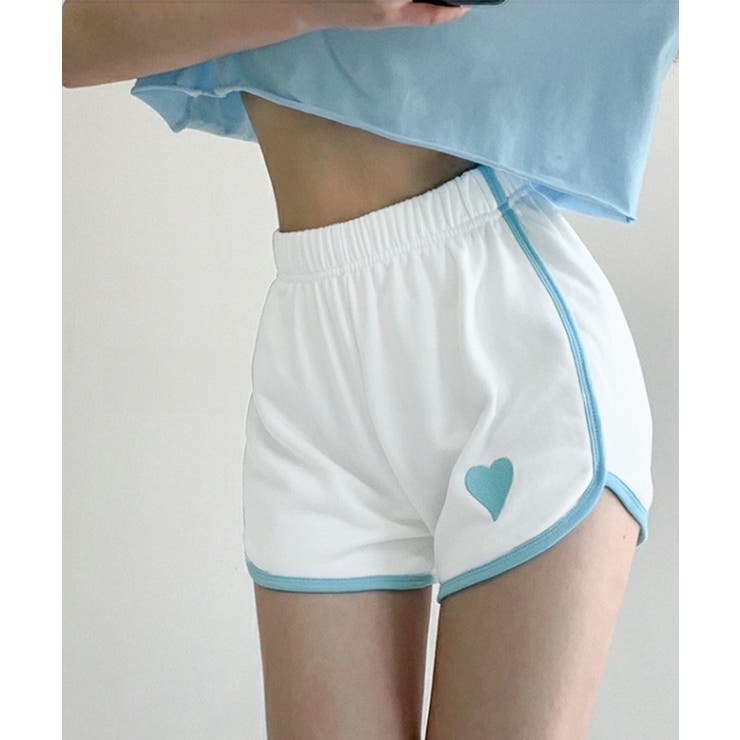 ハートポイントショートパンツ 夏服部屋着[品番：AGCW0006713