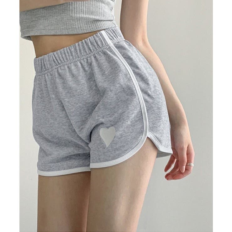 ハートポイントショートパンツ 夏服部屋着[品番：AGCW0006713