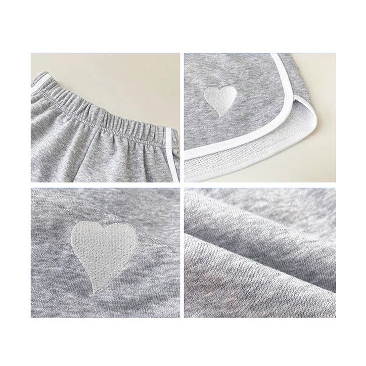 ハートポイントショートパンツ 夏服部屋着[品番：AGCW0006713