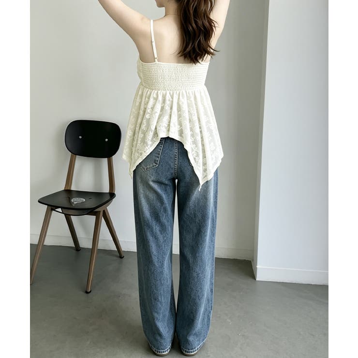 Y2K花柄レーストップスバレエコア リボンキャミソール 大人可愛い | SUNSHINE CLOSET | 詳細画像16 