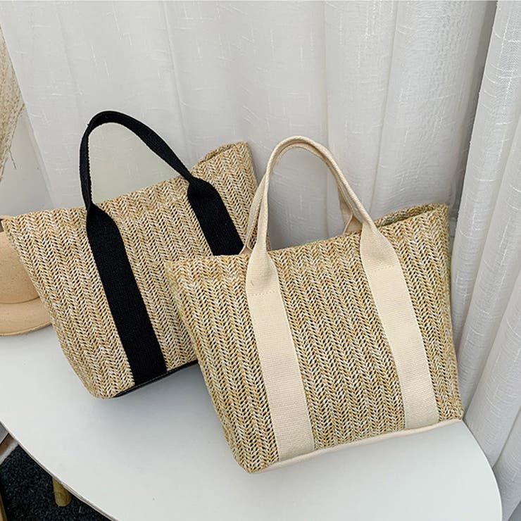 バッグ Anthropologieアンソロポロジーカゴバッグ Hilo Straw