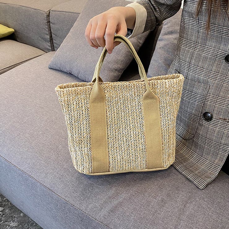 かごバッグ レディース大容量草編みバッグ | SUNSHINE CLOSET | 詳細画像21 