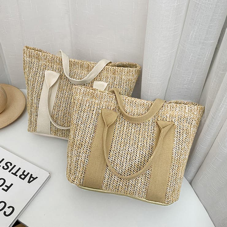 かごバッグ レディース大容量草編みバッグ | SUNSHINE CLOSET | 詳細画像23 