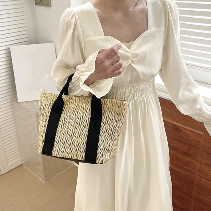 かごバッグ レディース大容量草編みバッグ | SUNSHINE CLOSET | 詳細画像5 