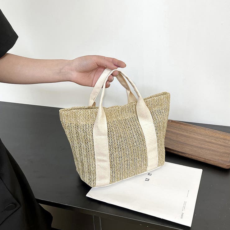 かごバッグ レディース大容量草編みバッグ | SUNSHINE CLOSET | 詳細画像9 