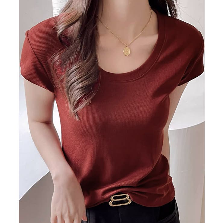 UネックTシャツ レディース 半袖 夏服 | SUNSHINE CLOSET | 詳細画像11 