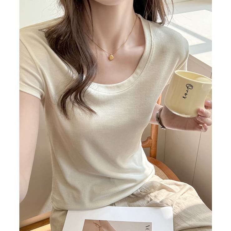 UネックTシャツ レディース 半袖 夏服 | SUNSHINE CLOSET | 詳細画像8 