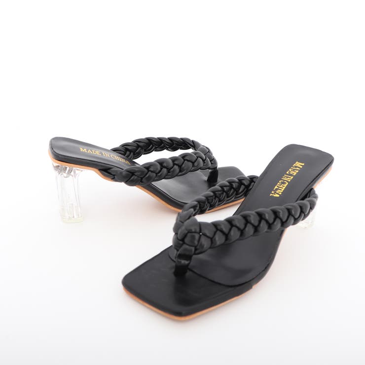 クリアヒール サンダル 編み込みデザイン | SUNSHINE CLOSET | 詳細画像14 