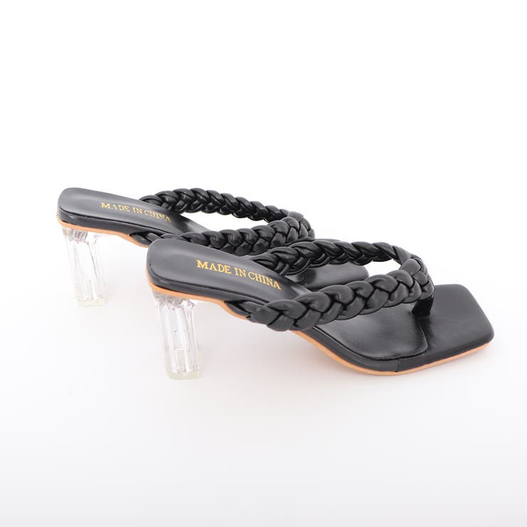 クリアヒール サンダル 編み込みデザイン | SUNSHINE CLOSET | 詳細画像15 