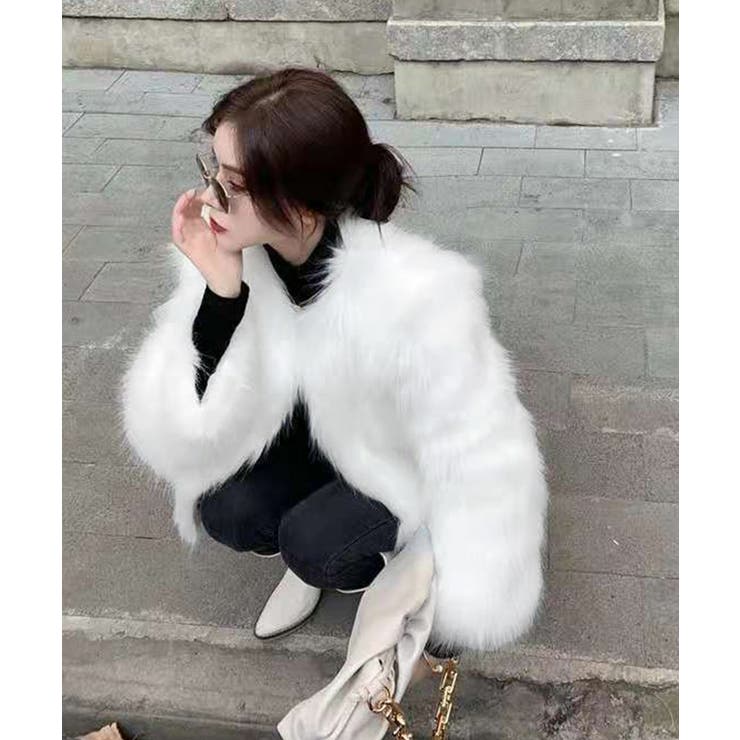 SHEIN ファージャケット ファー　アウター　ジャケット レディース ファーコート | ファッション レディース ファー