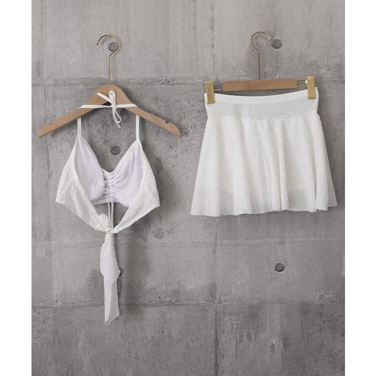 ドローストリング 大人可愛いセパレート水着 インナーパンツ一体型フレアスカート | SUNSHINE CLOSET | 詳細画像17 