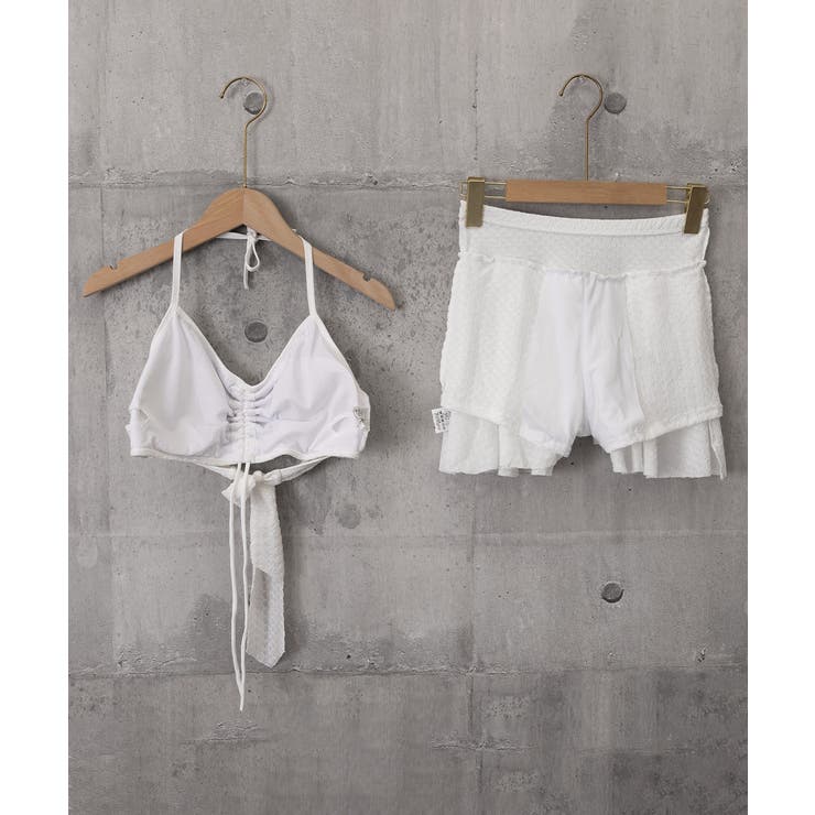 ドローストリング 大人可愛いセパレート水着 インナーパンツ一体型フレアスカート | SUNSHINE CLOSET | 詳細画像18 