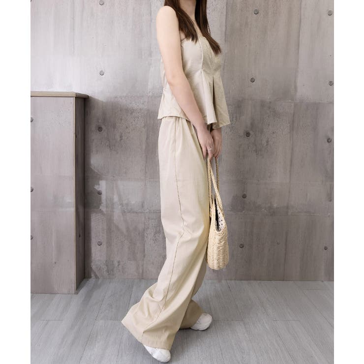 レディース 大人可愛いセットアップ バックシャーリングキャミソール | SUNSHINE CLOSET | 詳細画像14 