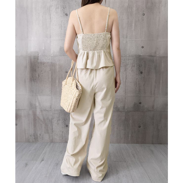 レディース 大人可愛いセットアップ バックシャーリングキャミソール | SUNSHINE CLOSET | 詳細画像15 