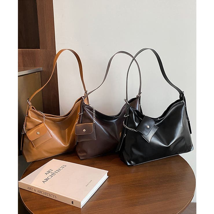 レディースきれいめフェイクレザーショルダーバッグカジュアル斜め掛け鞄 ボディバッ… | SUNSHINE CLOSET | 詳細画像13 