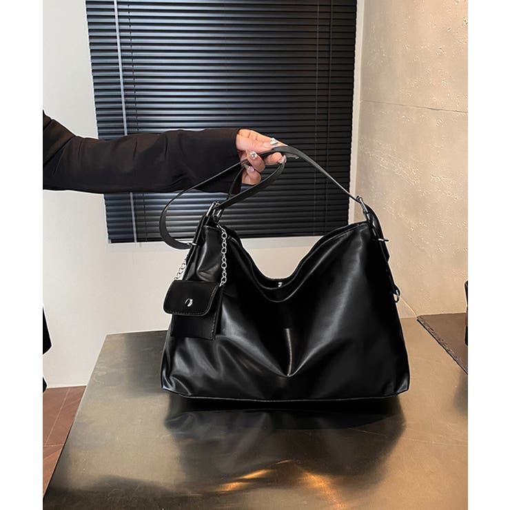 レディースきれいめフェイクレザーショルダーバッグカジュアル斜め掛け鞄 ボディバッ… | SUNSHINE CLOSET | 詳細画像5 