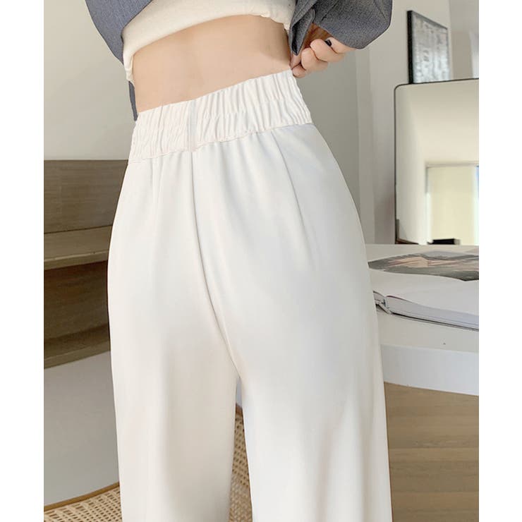 ワイドパンツ ツータックスラックスパンツ | SUNSHINE CLOSET | 詳細画像12 