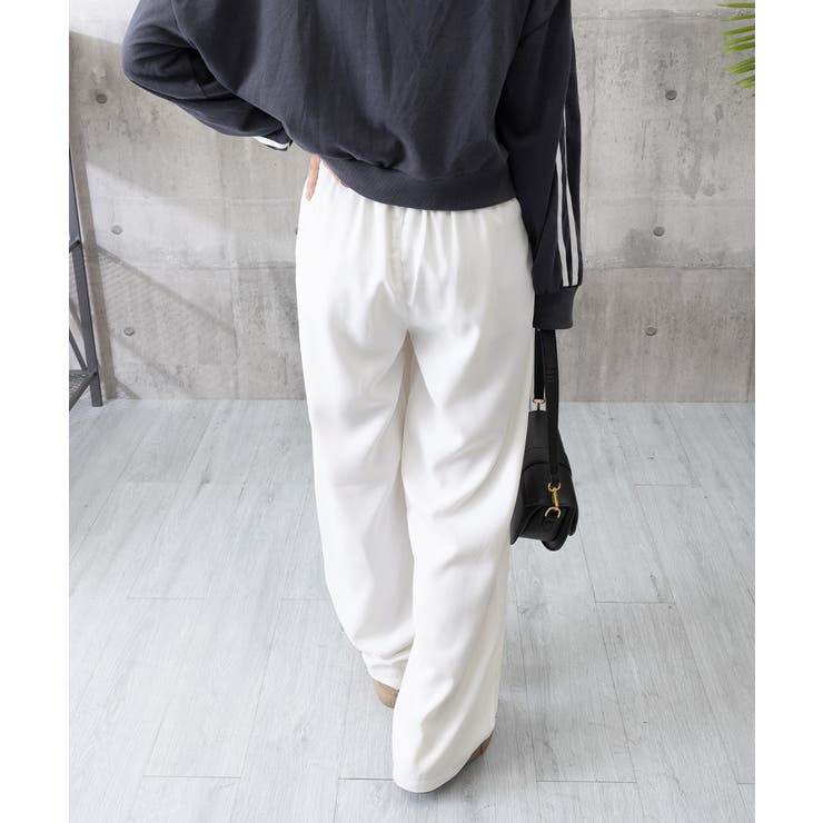 ワイドパンツ ツータックスラックスパンツ | SUNSHINE CLOSET | 詳細画像25 