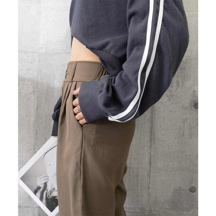 ワイドパンツ ツータックスラックスパンツ | SUNSHINE CLOSET | 詳細画像29 