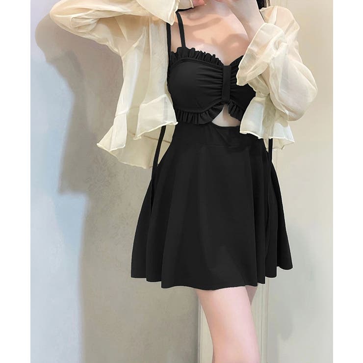 カーディガン付きワンピース水着2点セット | SUNSHINE CLOSET | 詳細画像3 