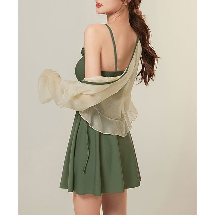 カーディガン付きワンピース水着2点セット | SUNSHINE CLOSET | 詳細画像9 