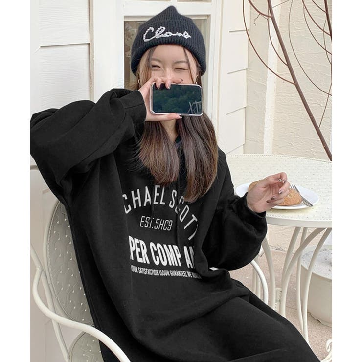 フーディスウェットワンピース裏起毛ワンピ | SUNSHINE CLOSET | 詳細画像12 