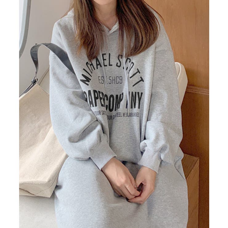 フーディスウェットワンピース裏起毛ワンピ | SUNSHINE CLOSET | 詳細画像17 