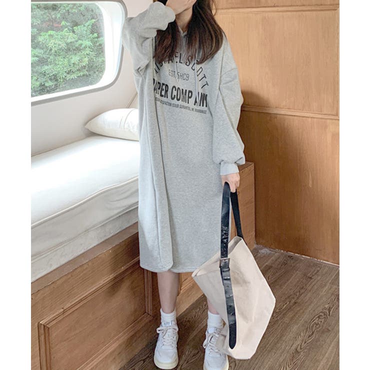 フーディスウェットワンピース裏起毛ワンピ | SUNSHINE CLOSET | 詳細画像20 