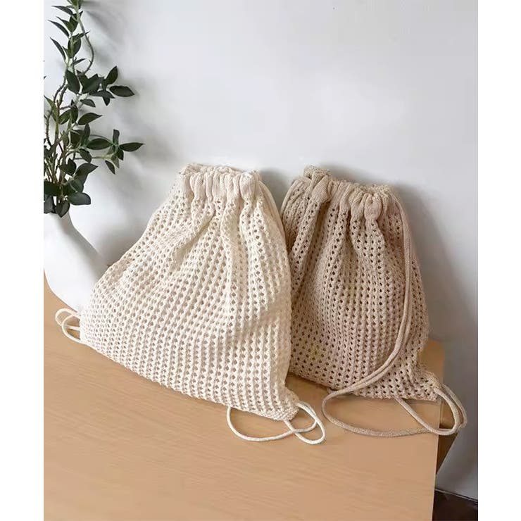 メッシュリュックサックニットナップサック | SUNSHINE CLOSET | 詳細画像11 