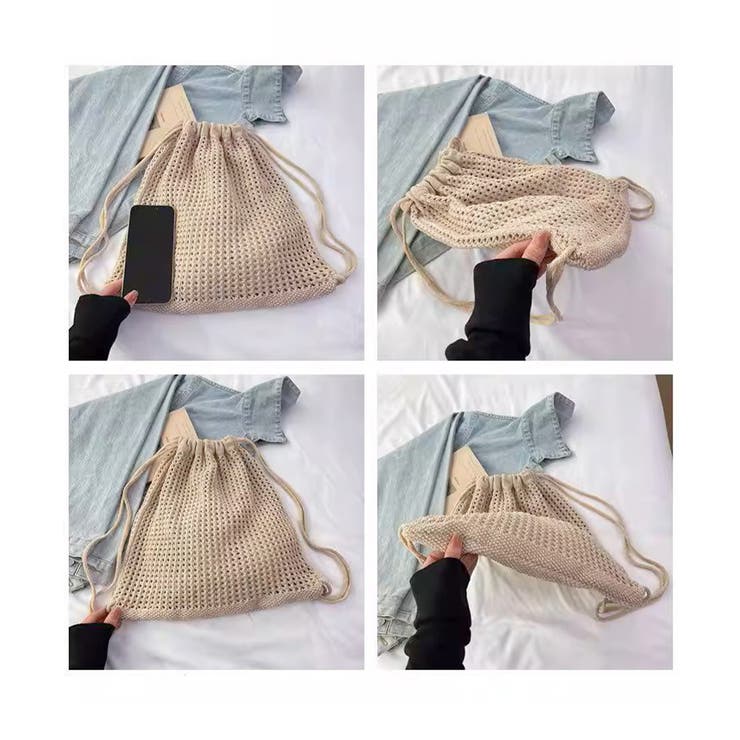 メッシュリュックサックニットナップサック | SUNSHINE CLOSET | 詳細画像14 