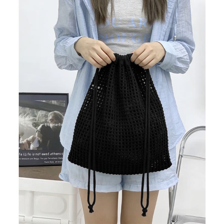 メッシュリュックサックニットナップサック | SUNSHINE CLOSET | 詳細画像5 