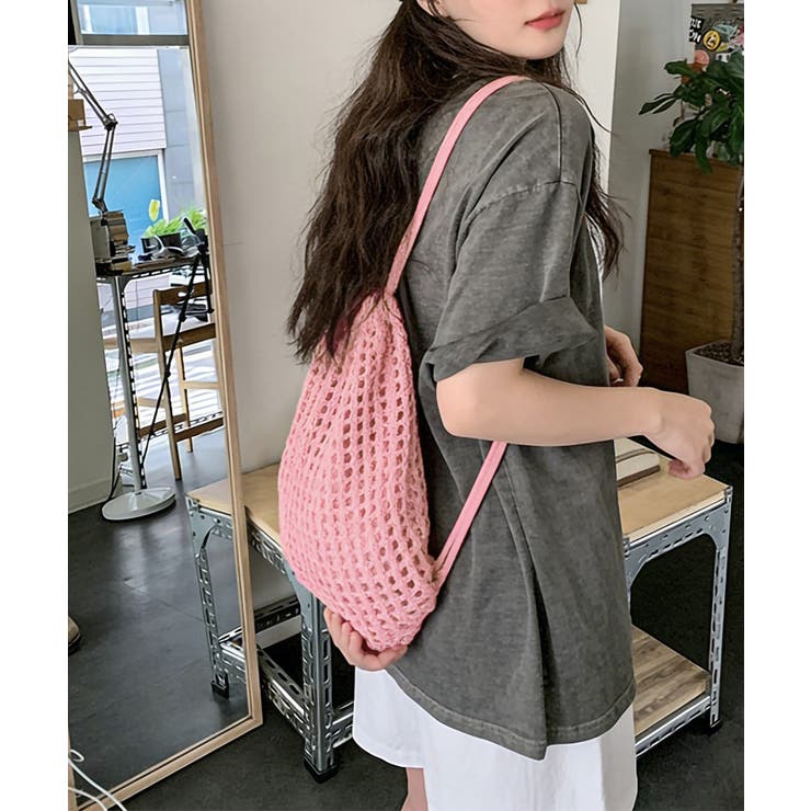 メッシュリュックサックニットナップサック | SUNSHINE CLOSET | 詳細画像8 