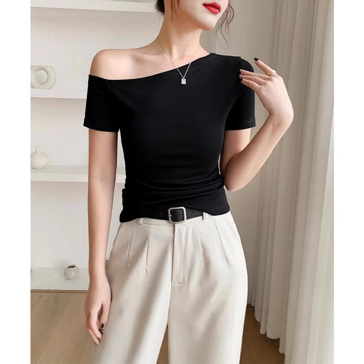 ワンショルダーTシャツオフショルダー夏服 | SUNSHINE CLOSET | 詳細画像11 