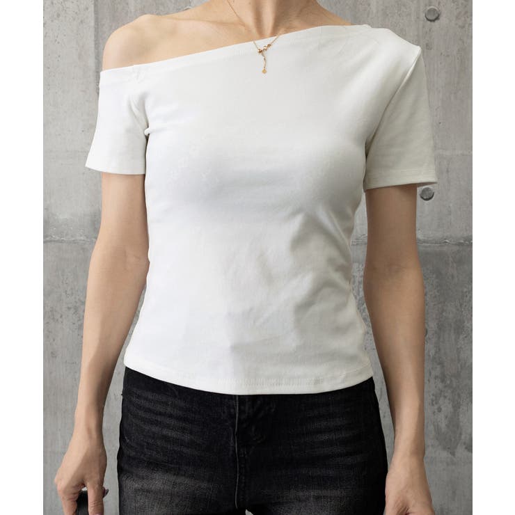 ワンショルダーTシャツオフショルダー夏服 | SUNSHINE CLOSET | 詳細画像16 