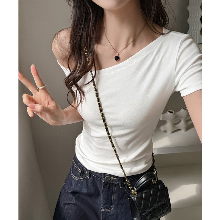 ワンショルダーTシャツオフショルダー夏服 | SUNSHINE CLOSET | 詳細画像8 