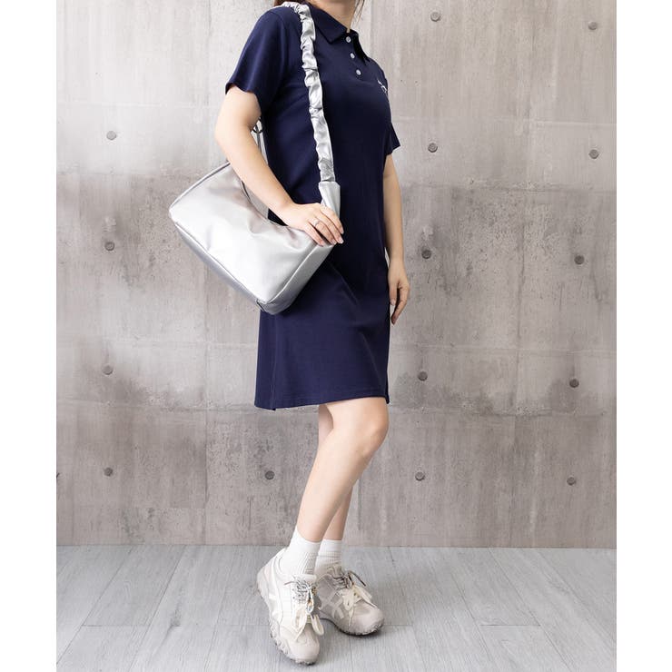 ワンポイントワンピース 大人可愛いAラインワンピ 細見え半袖ワンピース | SUNSHINE CLOSET | 詳細画像24 
