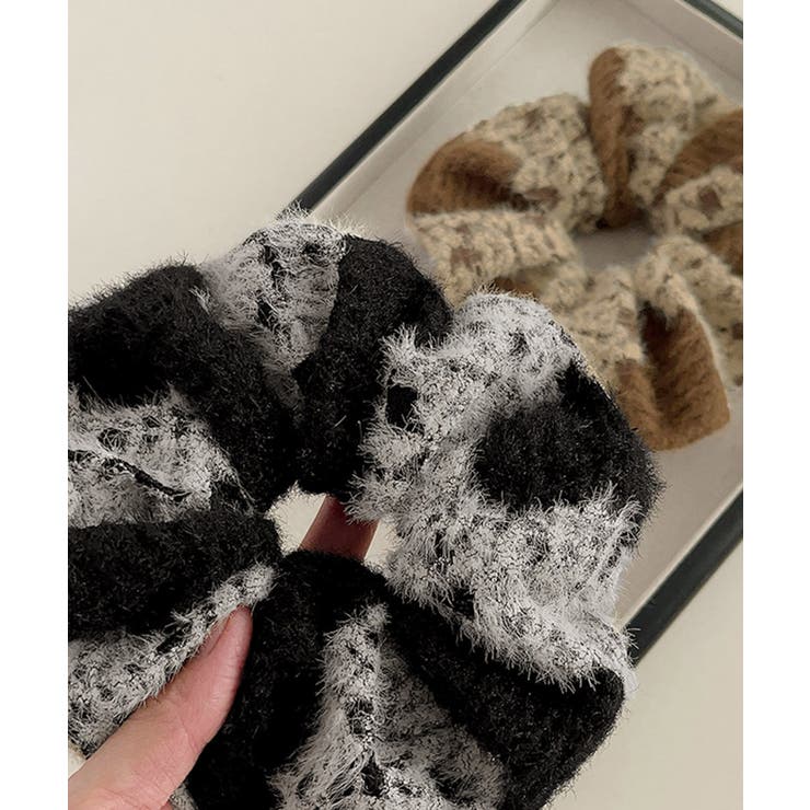 韓国風ヘアゴム ふわふわニットシュシュ 大人かわいいまとめ髪ゴム | SUNSHINE CLOSET | 詳細画像19 