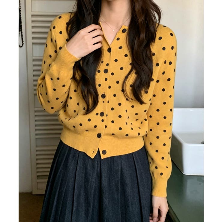 レトロ 水玉模様 可愛い長袖トップス | SUNSHINE CLOSET | 詳細画像19 