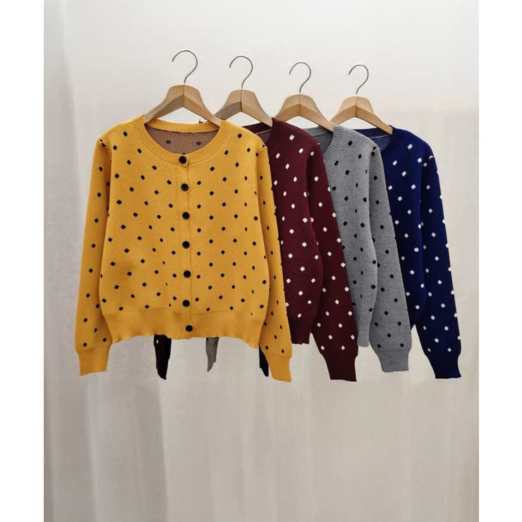レトロ 水玉模様 可愛い長袖トップス | SUNSHINE CLOSET | 詳細画像21 