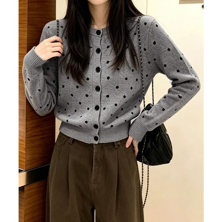 レトロ 水玉模様 可愛い長袖トップス | SUNSHINE CLOSET | 詳細画像9 
