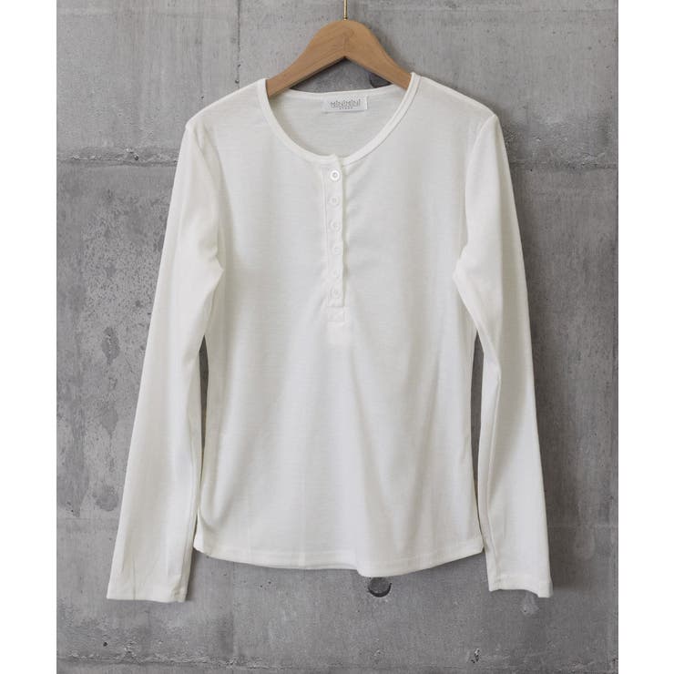 ハーフボタンカットソー長袖タイトtシャツ | SUNSHINE CLOSET | 詳細画像22 