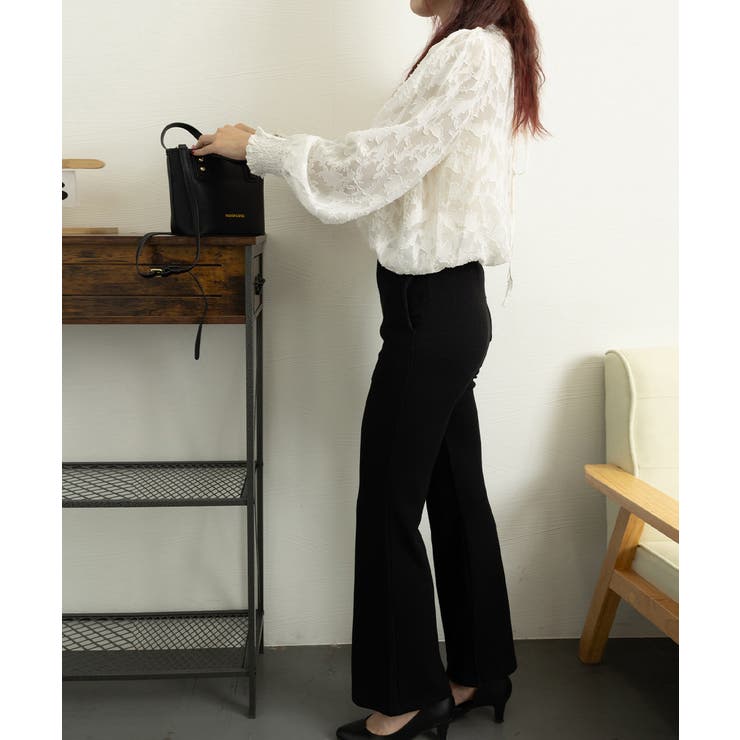 シアーブラウス バルーンスリーブ 韓国風 | SUNSHINE CLOSET | 詳細画像11 