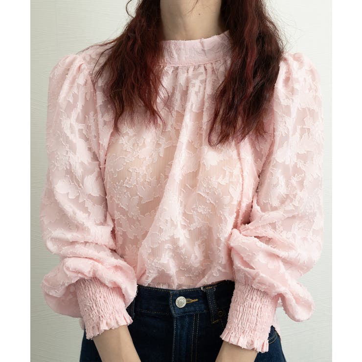 シアーブラウス バルーンスリーブ 韓国風 | SUNSHINE CLOSET | 詳細画像12 