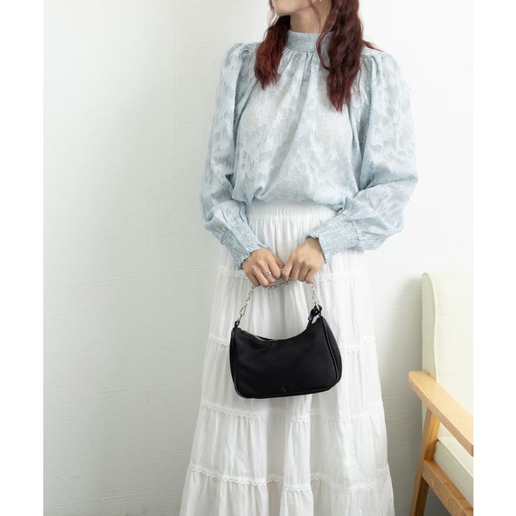 シアーブラウス バルーンスリーブ 韓国風 | SUNSHINE CLOSET | 詳細画像15 