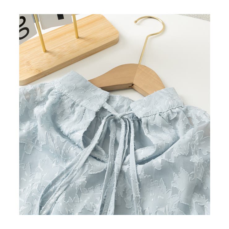 シアーブラウス バルーンスリーブ 韓国風 | SUNSHINE CLOSET | 詳細画像19 