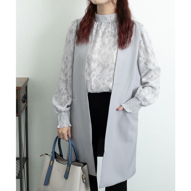 シアーブラウス バルーンスリーブ 韓国風 | SUNSHINE CLOSET | 詳細画像5 